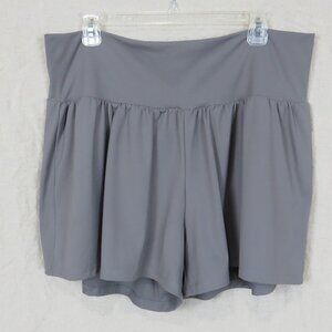 Halara Softlyzero Airy Yoga Tennis Shorts with Pocket SIZE 2X Long, Gray